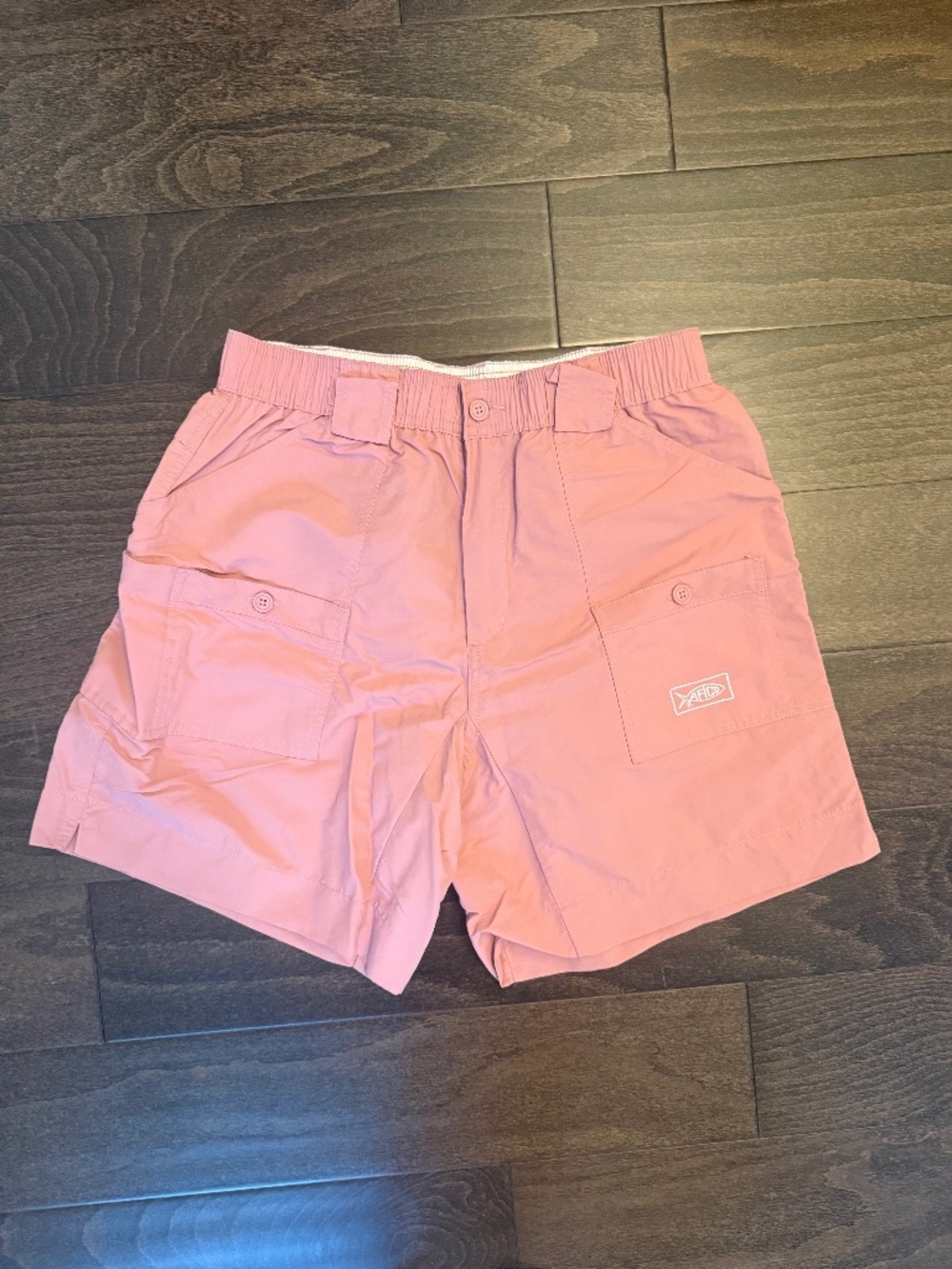 AFTCO Men's Tactical Utility Fishing Shorts - Dusty Rose Pink - Size 32